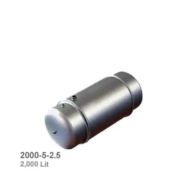 منبع دوجداره 2000 لیتری ورق 2.5-5 تجهیز دما